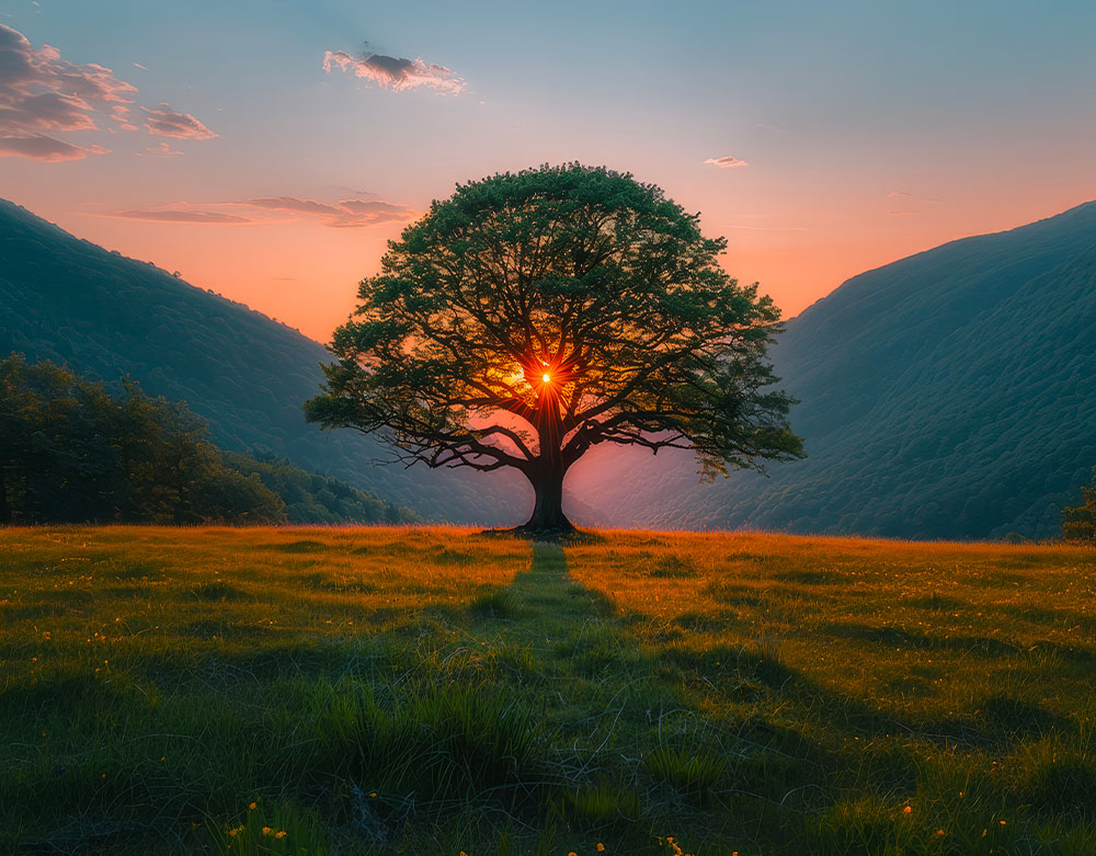 Arbre géobiologue en Meuse